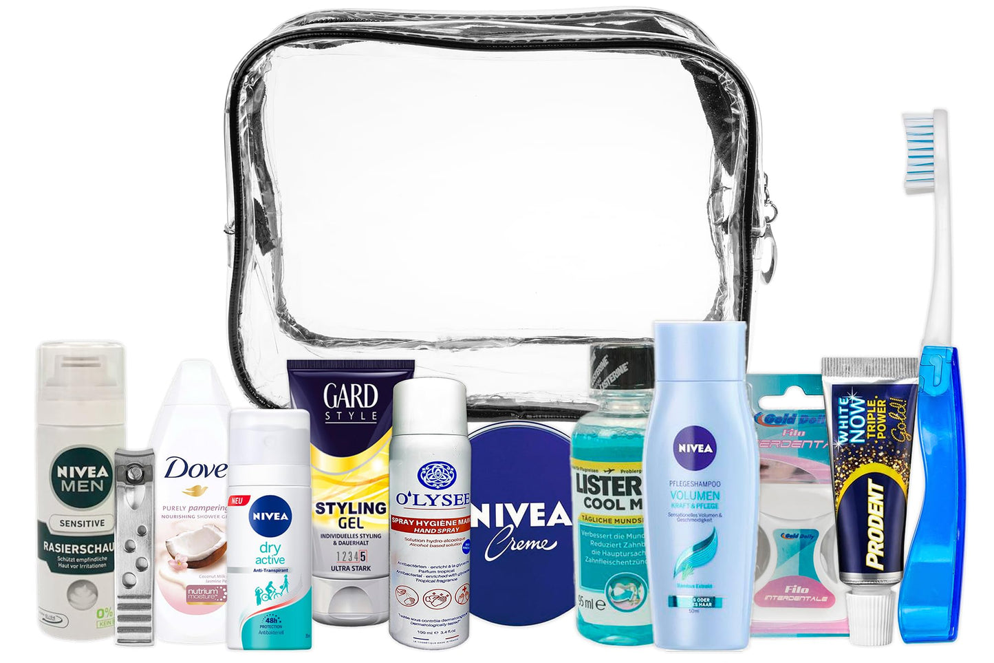 Reise-Essentials-Kit für Handgepäck, Men New Ama-60, Men New Ama-60