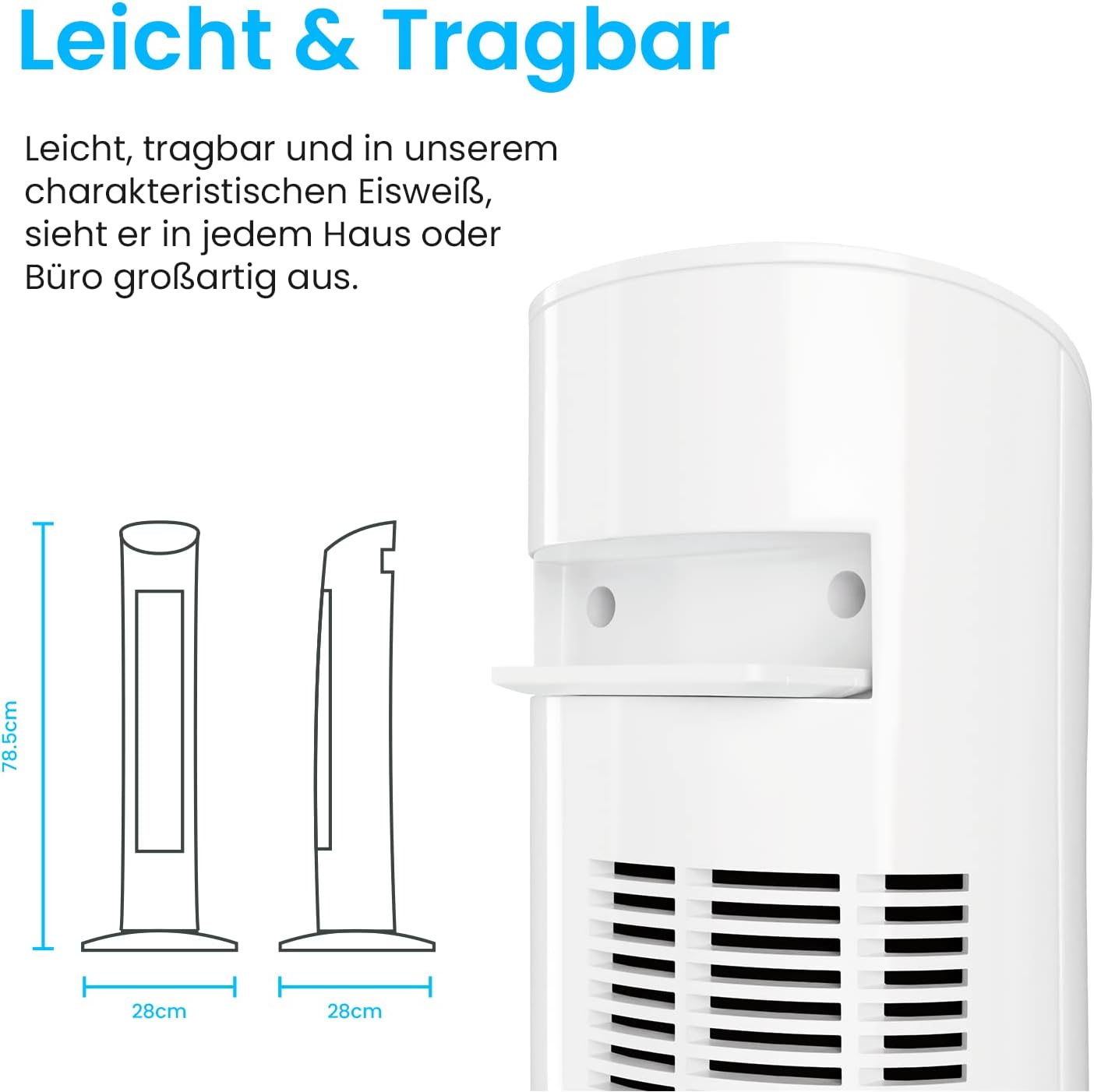 Turmventilator, Weiss