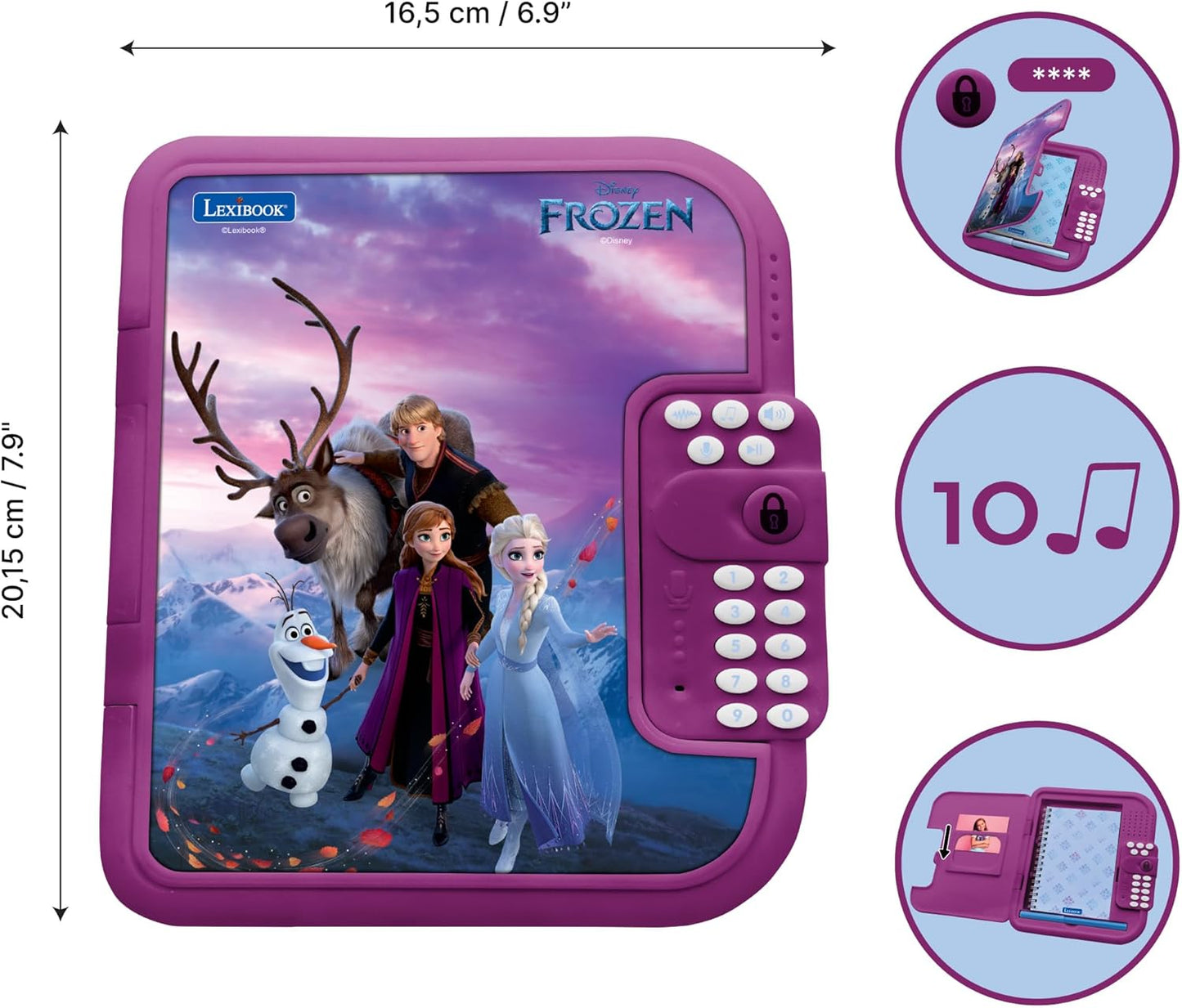 Disney Frozen Geheimtagebuch mit Notizbuch, Frozen