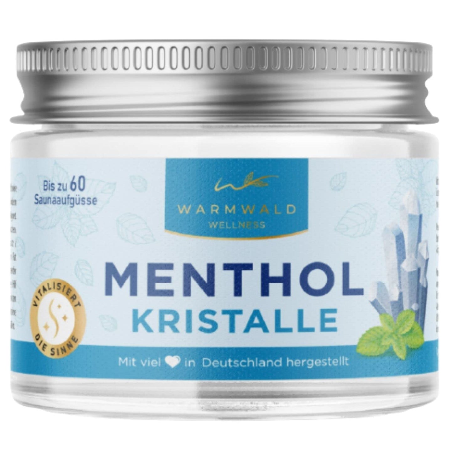 Mentholkristalle für Saunaaufgüsse