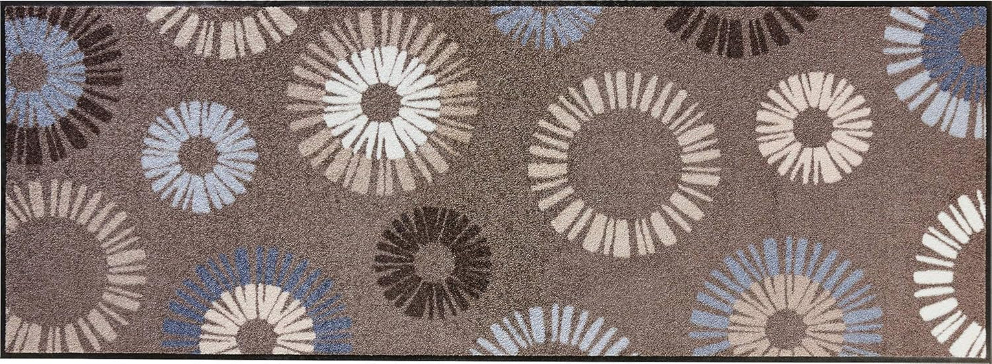 Fussmatte Konz - rutschfest und pflegeleicht, 60x180 cm Braun