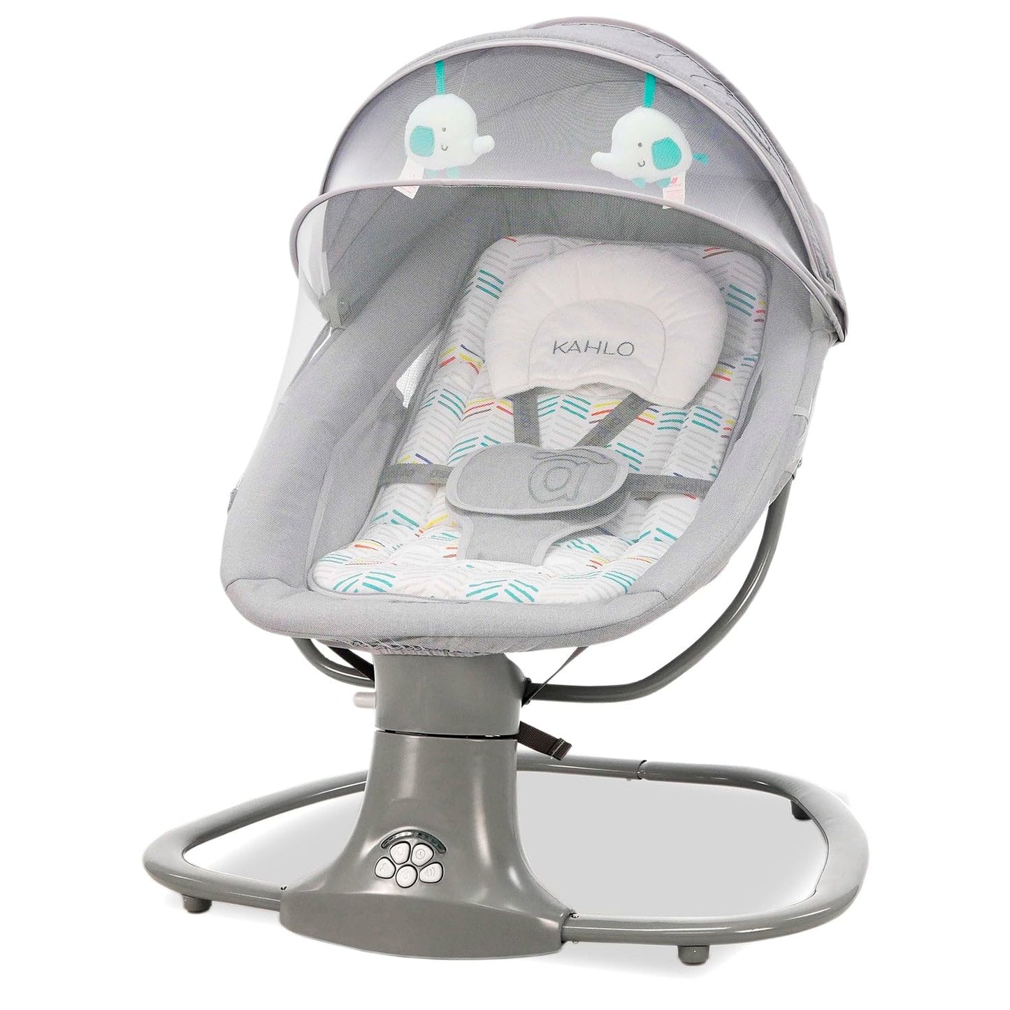 Khalo Baby-Hollywoodschaukel mit Bluetooth, grau