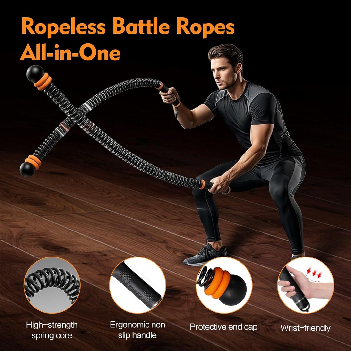 Verstellbare Battle Ropes