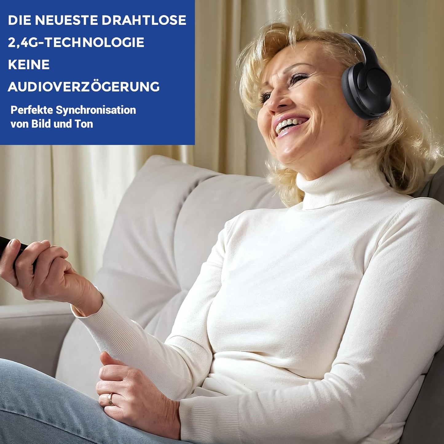 Kabellose TV-Kopfhörer TH11