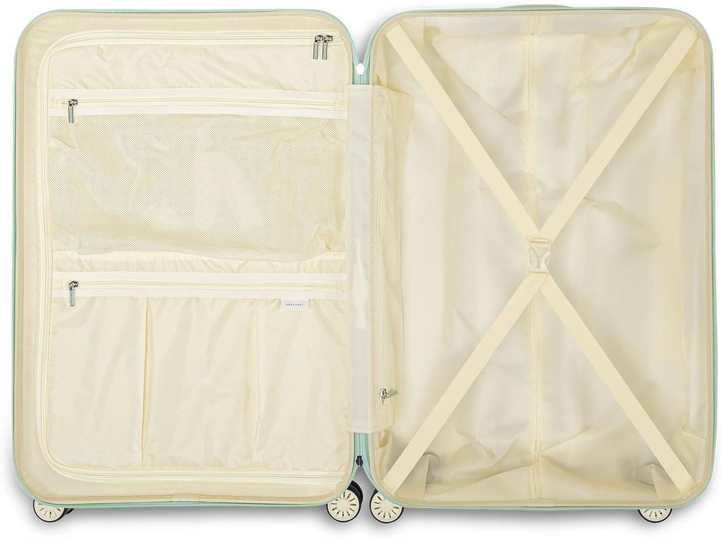 2er Set Fabulous Fifties Koffer mit TSA-Schloss, Duo Set Luminous Mint