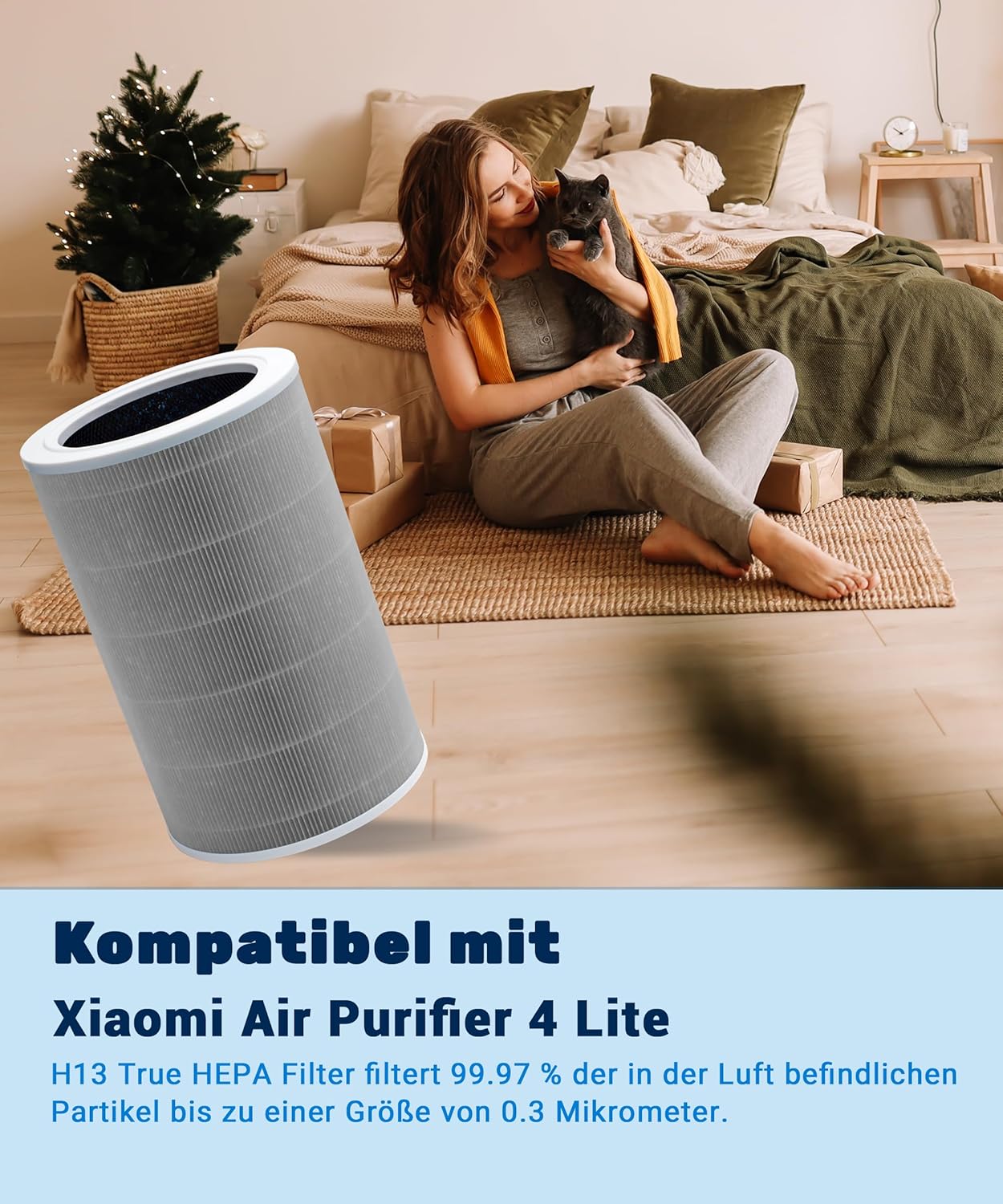 Ersatzfilter für Xiaomi Air Purifier 4 Lite, 4 Lite Ersatzfilter
