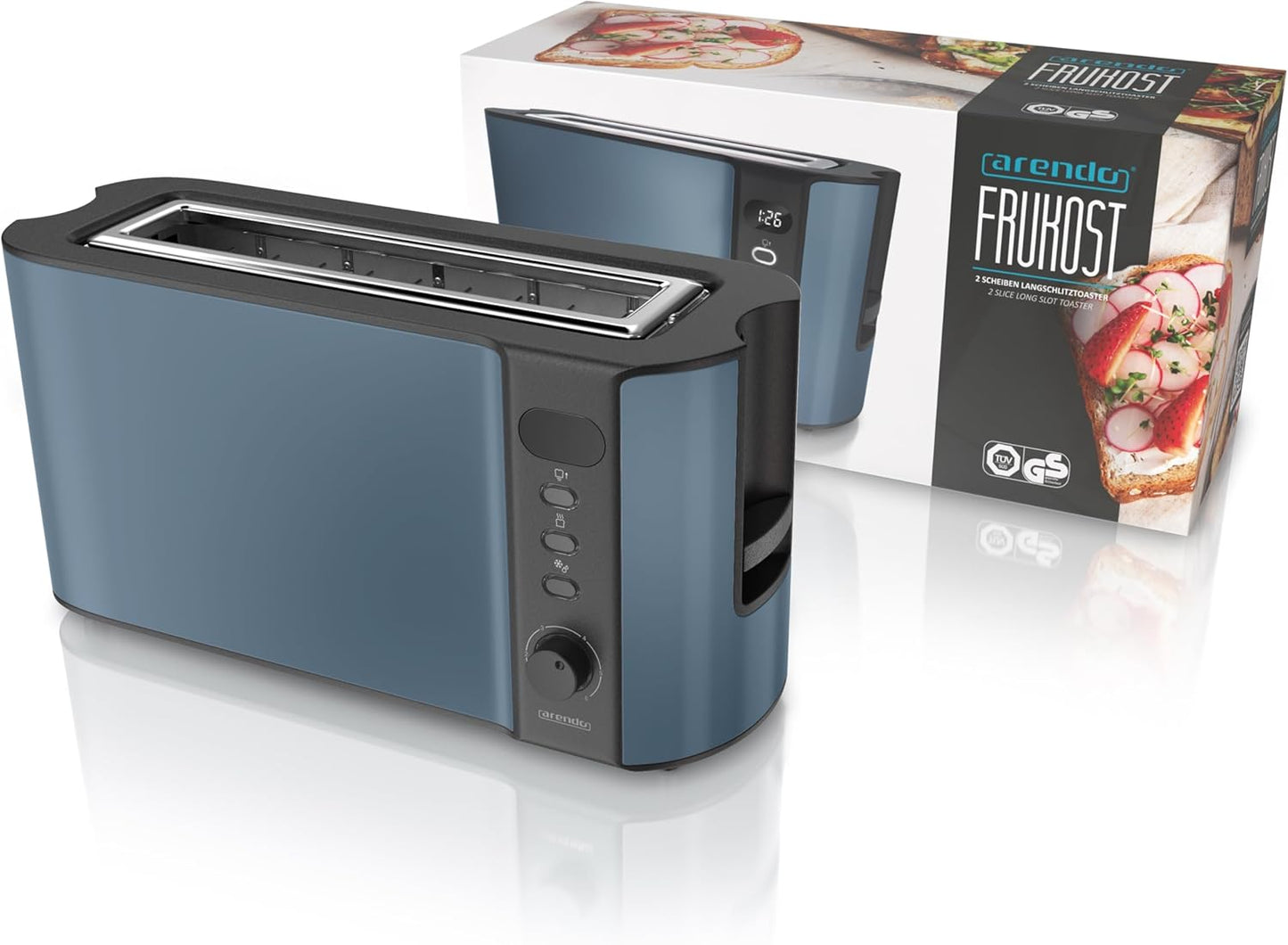 Langschlitz-Toaster, H: Admiralblau