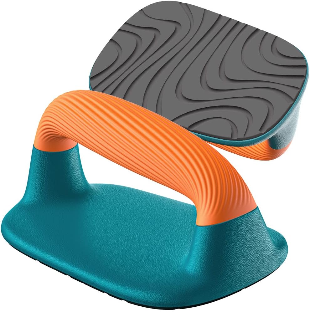 Liegestützgriffe Parallettes, Gelb & Grün