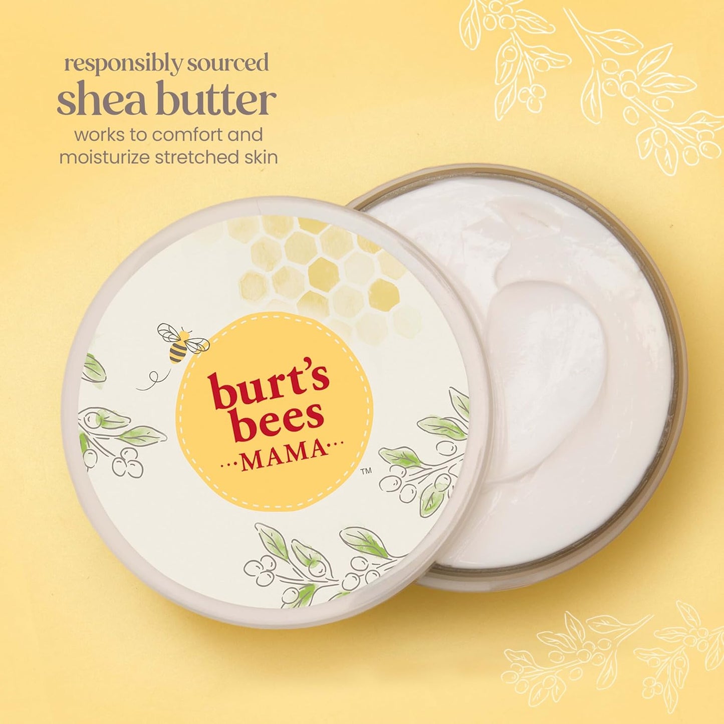 Mama Bee Belly Butter für Schwangerschaftspflege, 185 g (1er Pack)