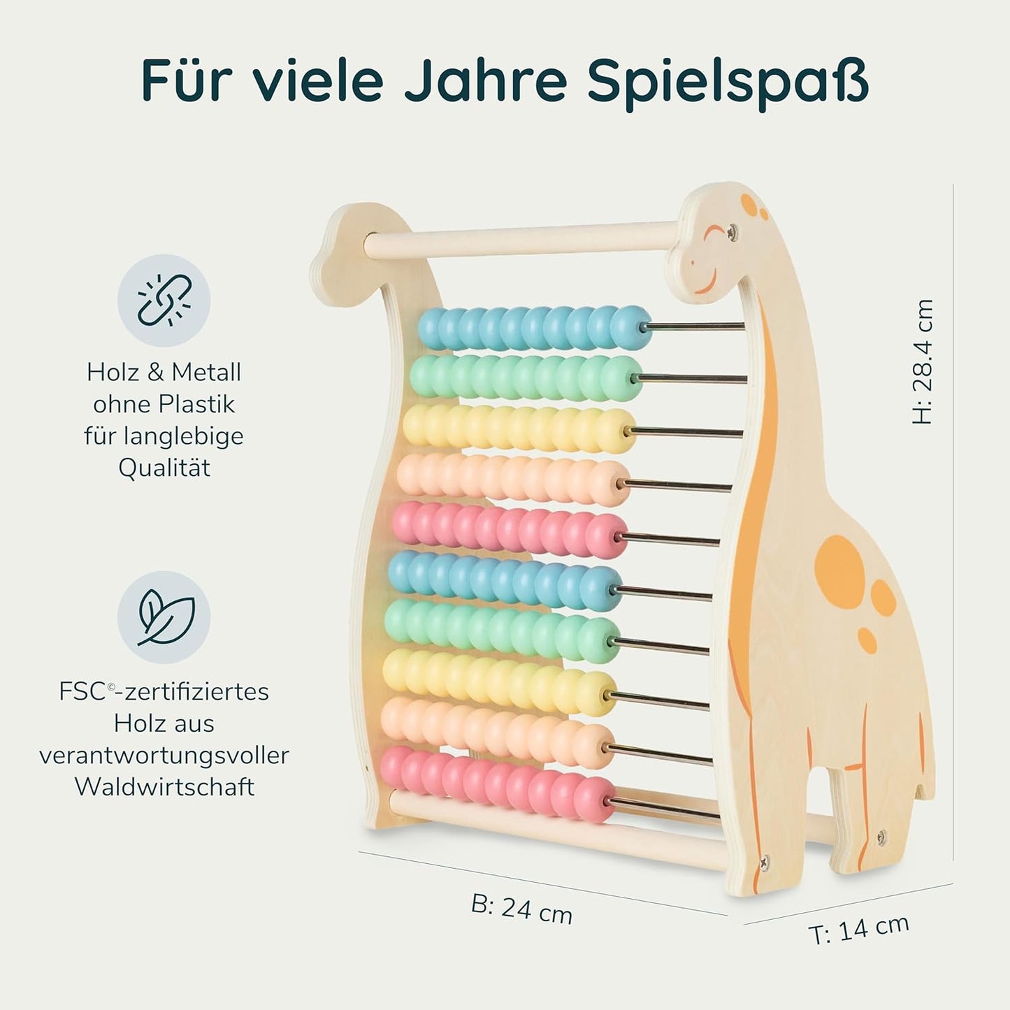 Dinosaurier Rechenschieber, Brontosaurus