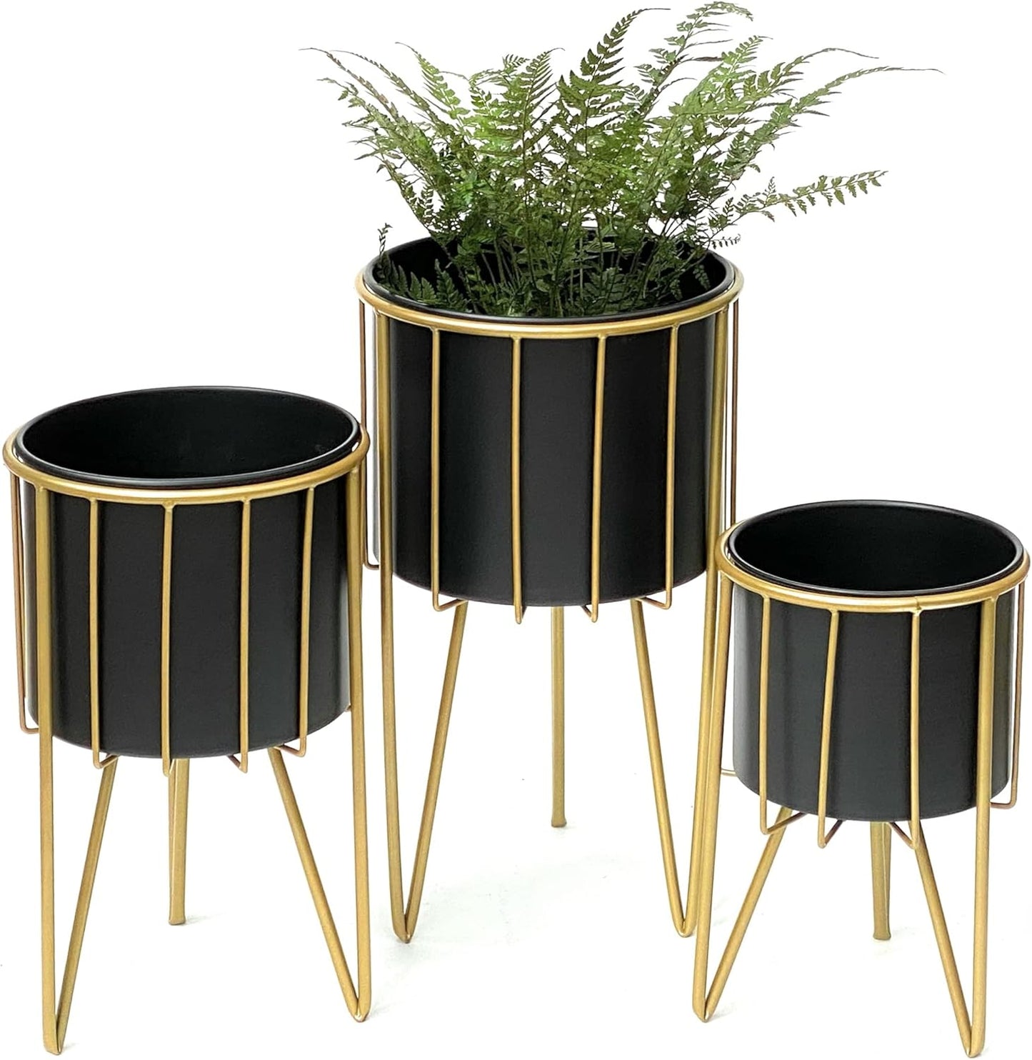 3er-Set Blumenhocker mit Topf 96039
