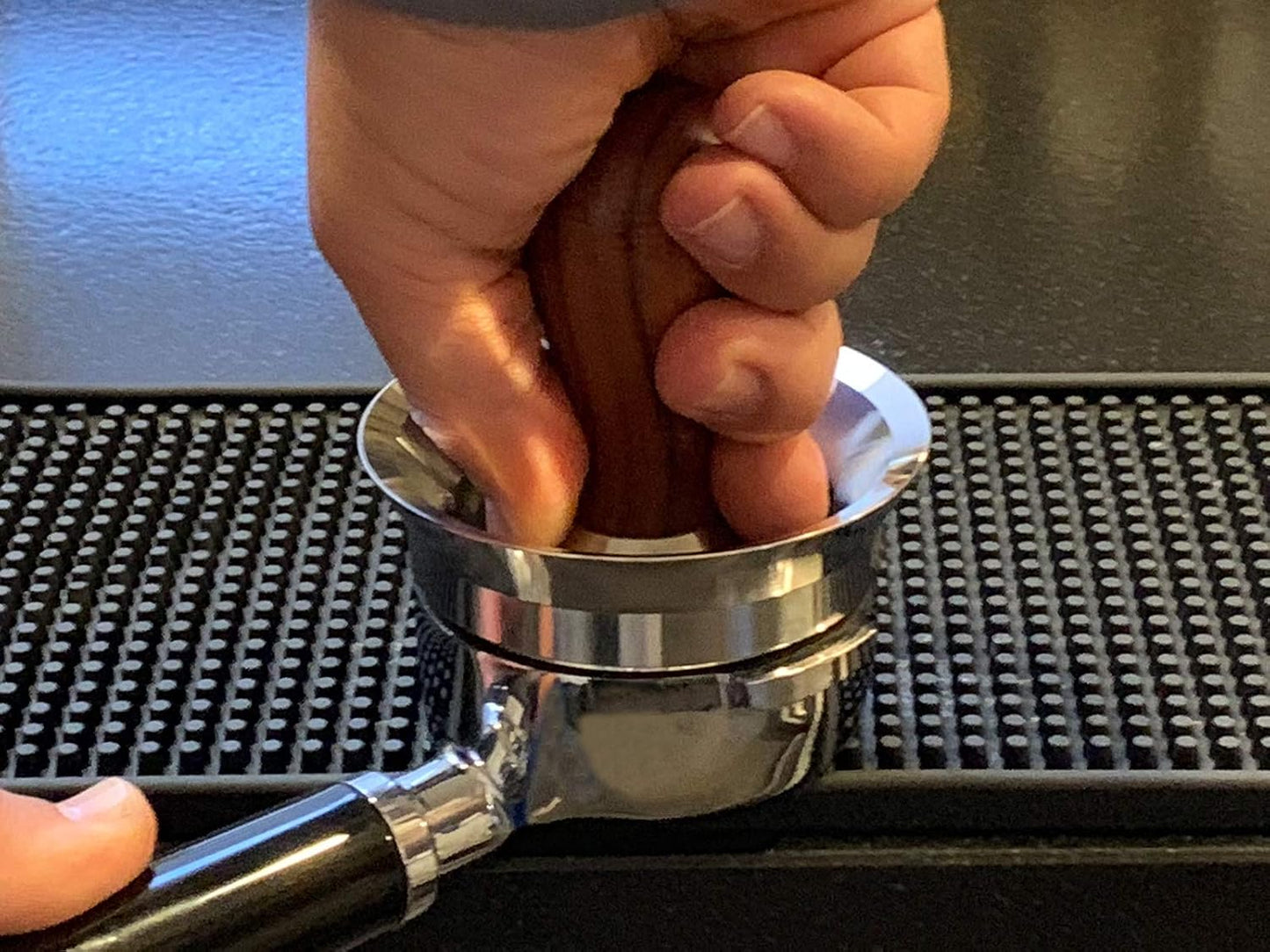 Präzisions-Trichter für Siebträger (58,5 mm), Silber