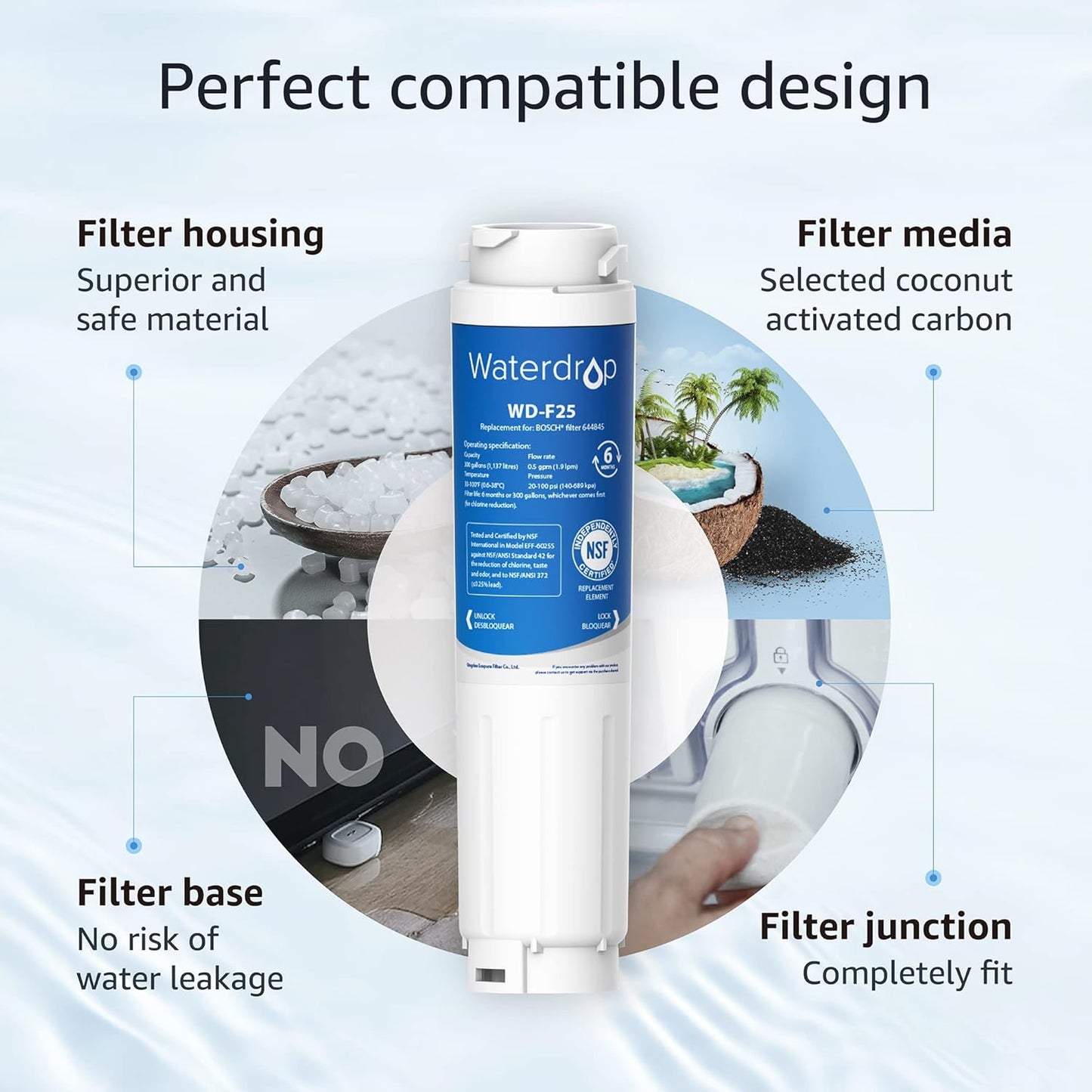 WD-F25 Wasserfilter Kühlschrank