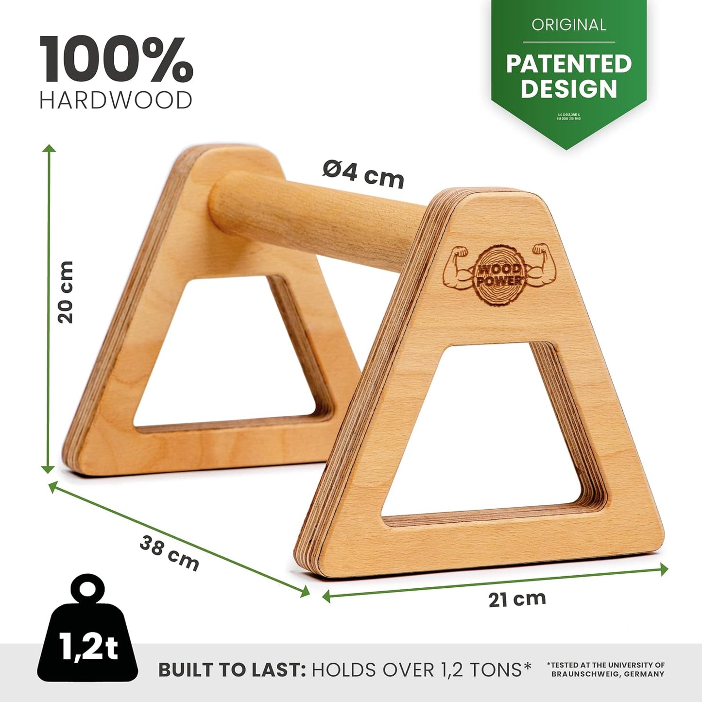 Power Bars Parallettes, XL, Classic