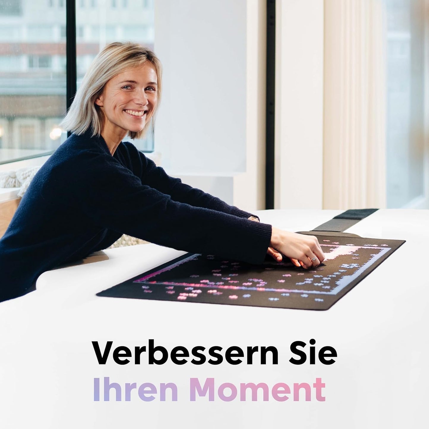 Puzzlematte für bis zu 1000 Teile, Gift 1000