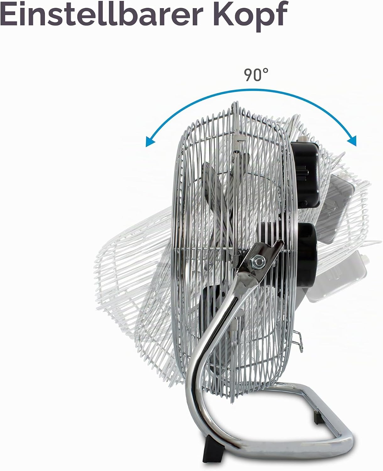 Bodenventilator CoolBreeze 3500 BV, leise, tragbar