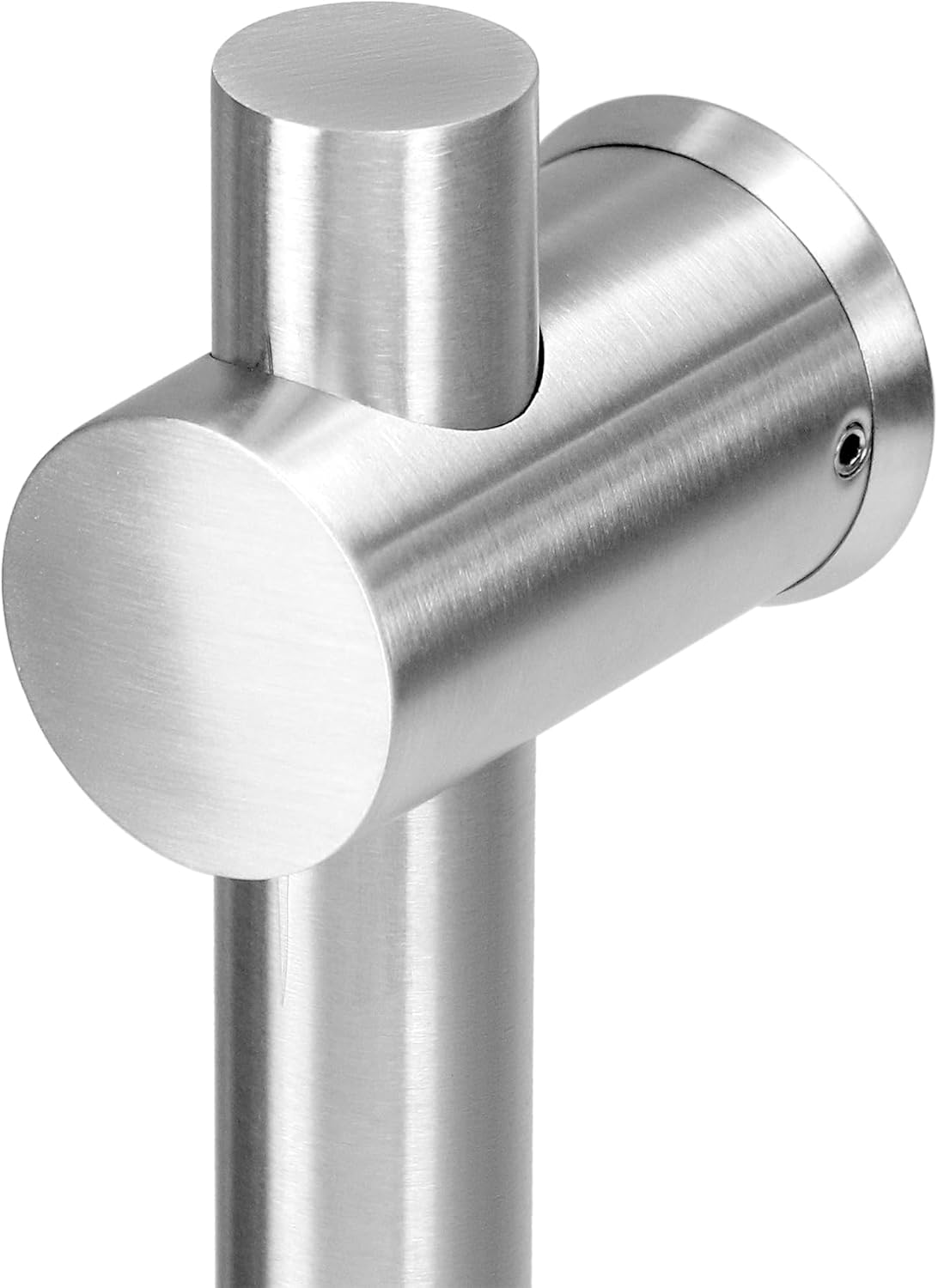 Duschstange mit flexibler Duschkopfhalterung, 66 cm Silber