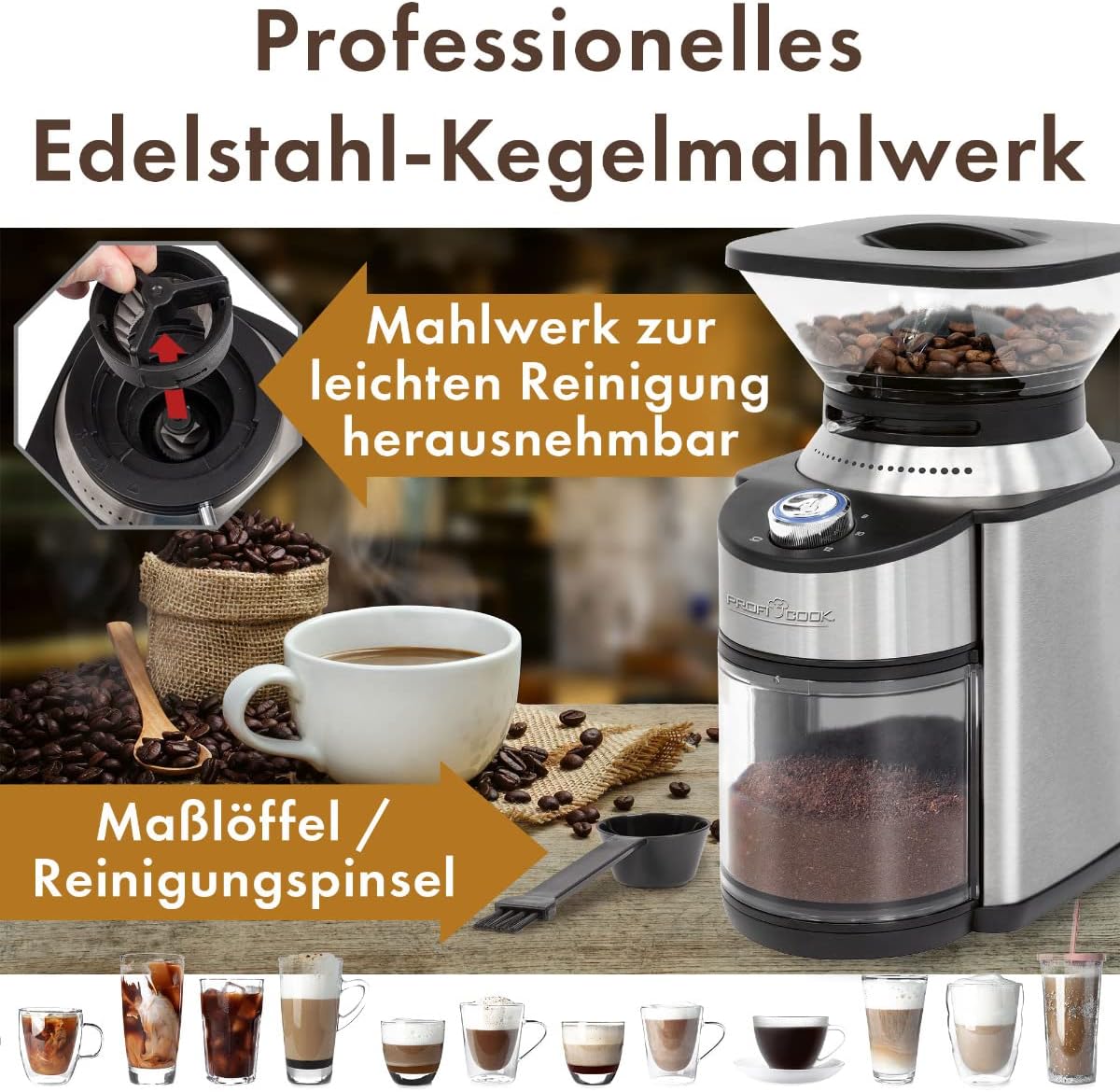 Kaffeemühle PC-EKM 1205
