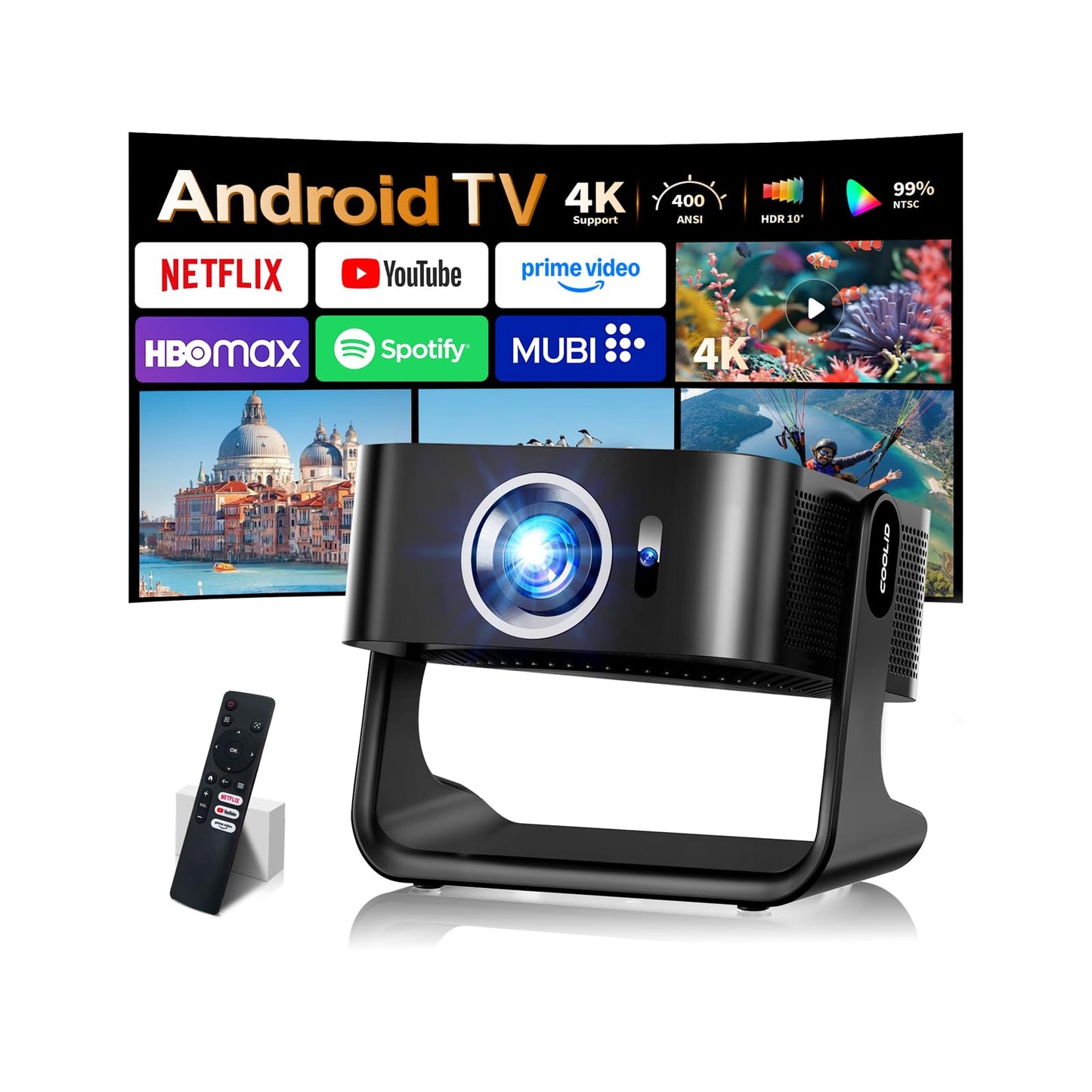 ‎C5 Projektor mit Auto Focus & Keystone, Black-C5