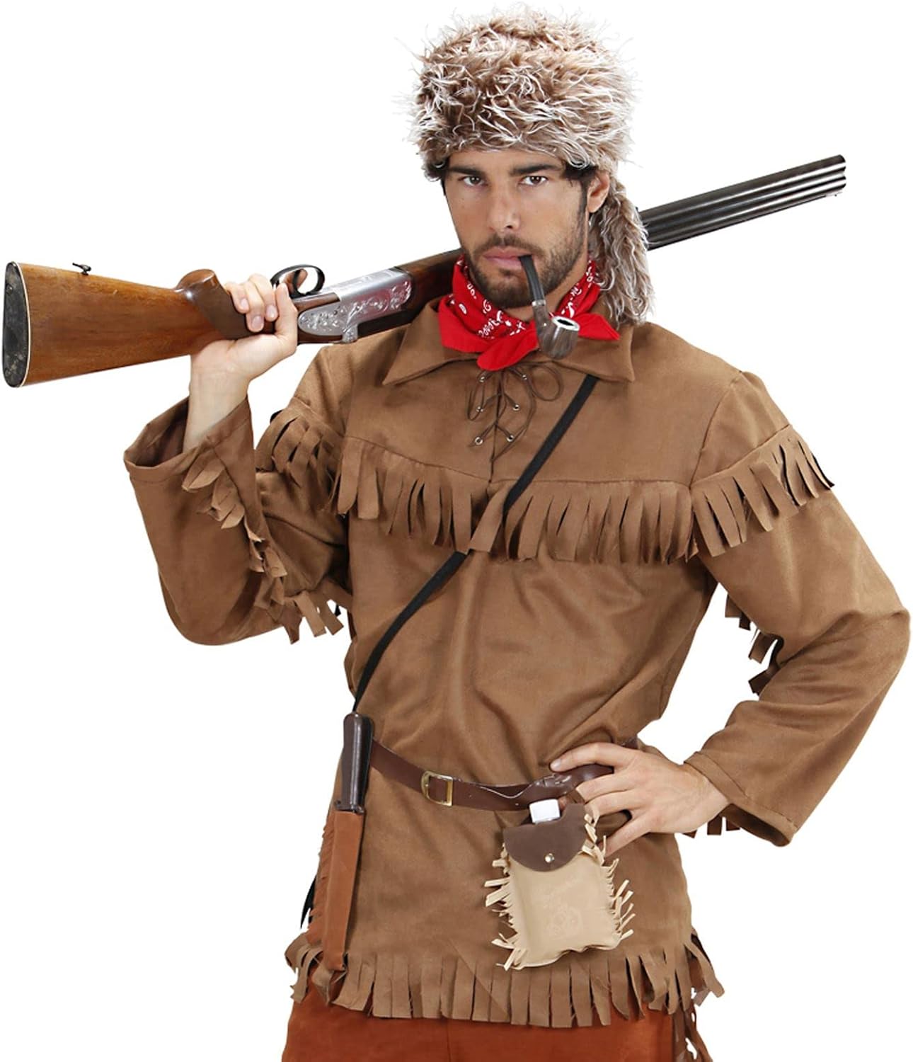 Trapper Cowboy Ranger Jäger Kostüm, S