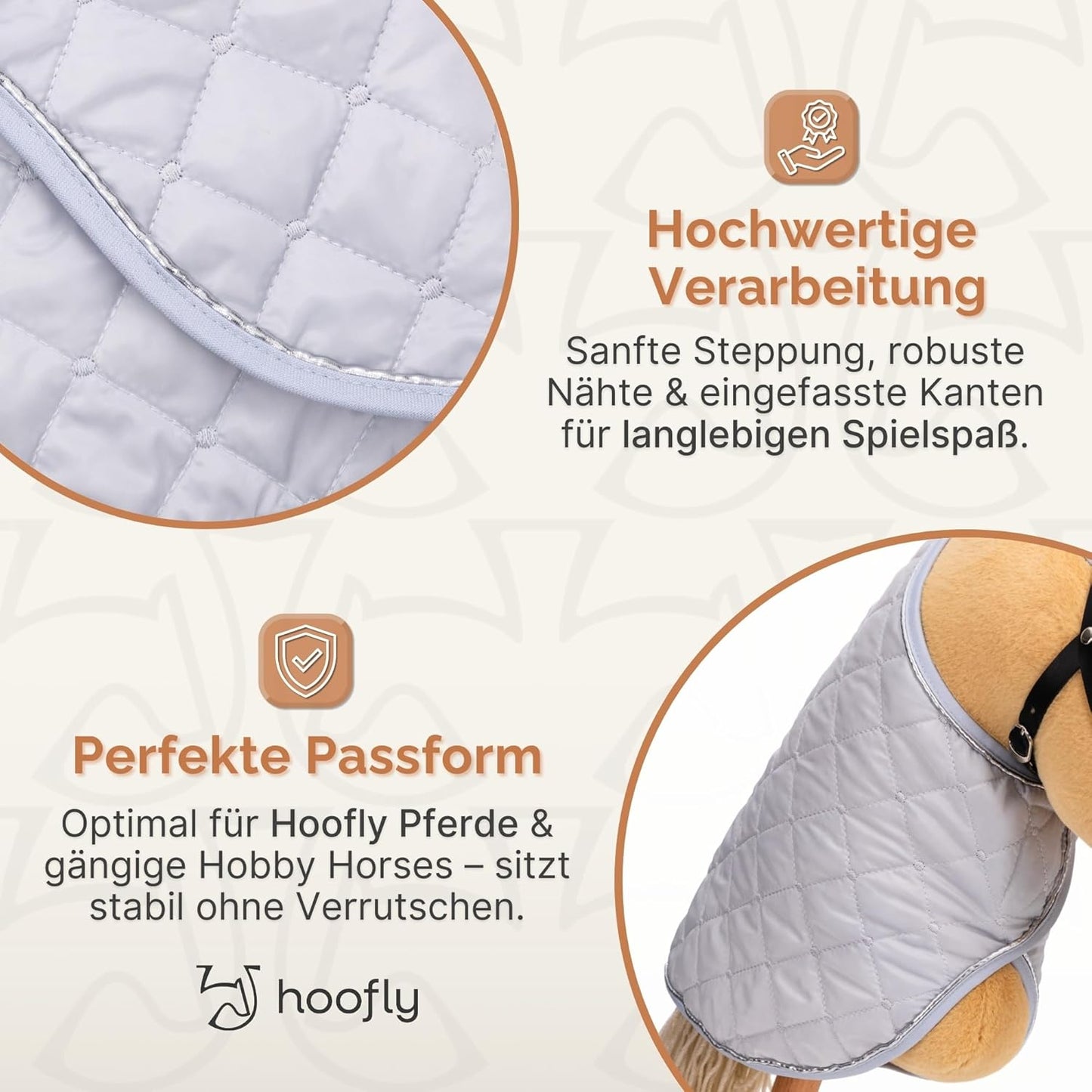 Hobby Horse Decke, Grau Decke