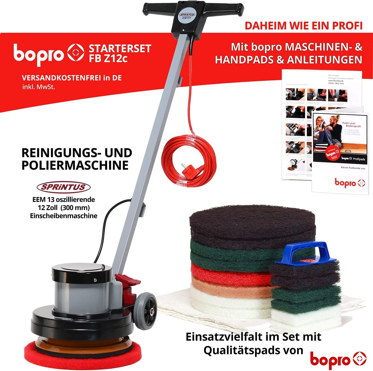 Reinigungs- und Poliermaschine Z12C Set, Starterset