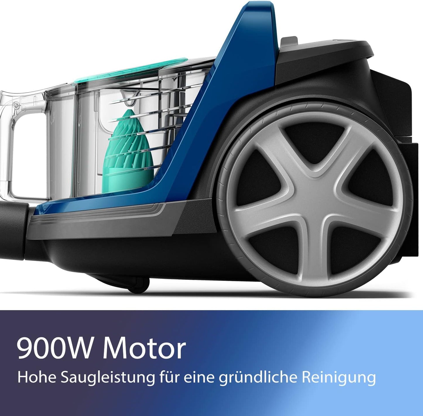Beutelloser Staubsauger mit PowerCyclone 7-Technologie, 5000 Serie, TriActive+ LED-Düse, 1.5L