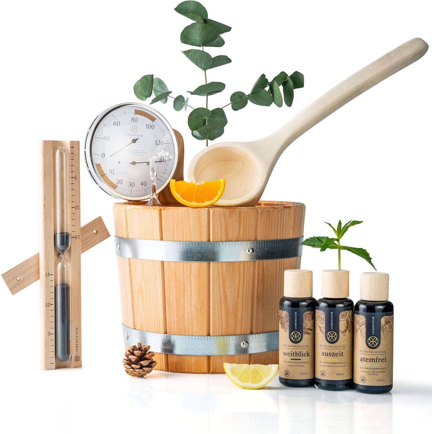 4-teiliges Sauna Set