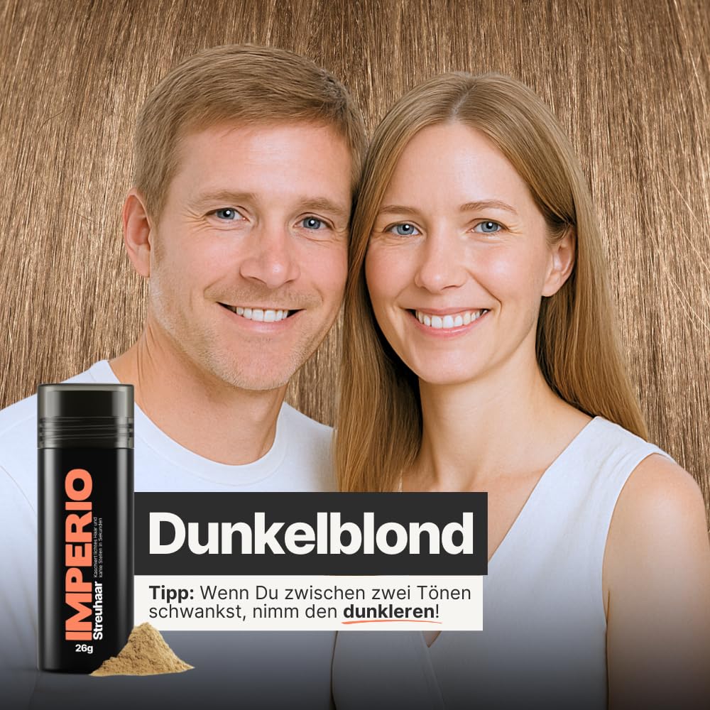 Streuhaar zur Haarverdichtung, dunkelblond