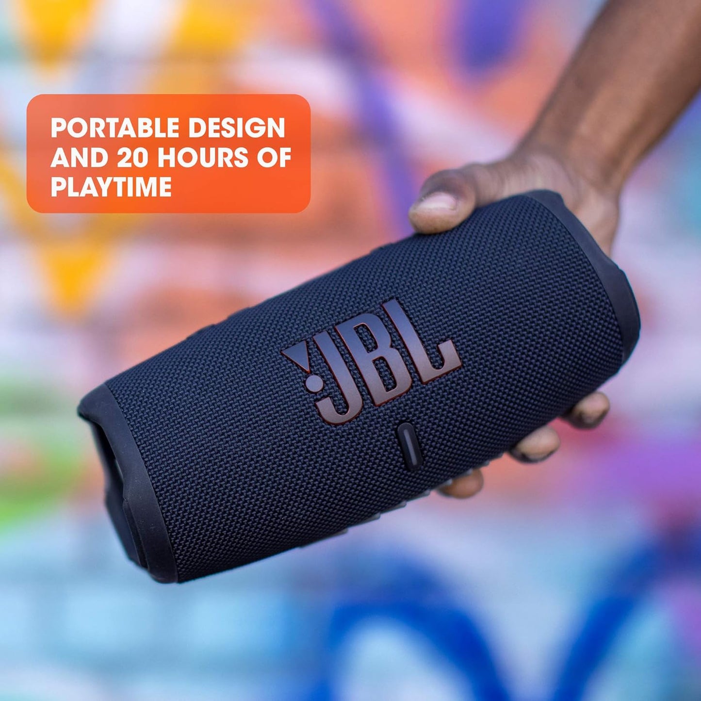 Charge 5 Bluetooth-Lautsprecher, Schwarz