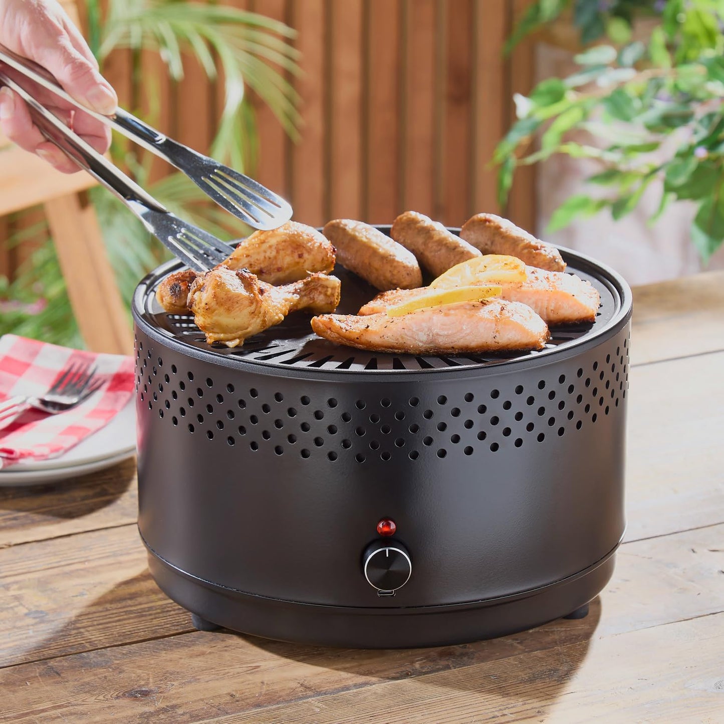 Basilico Elektrogrill mit Lüfter