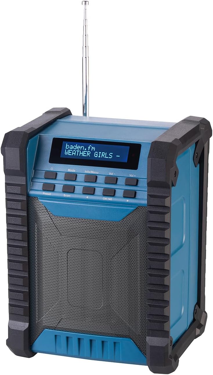 Outdoor-Baustellenradio mit DAB+