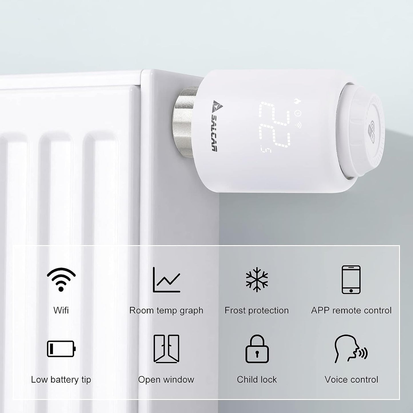 Heizkörperthermostat TRV603, Heizkörper Thermostat WIFI