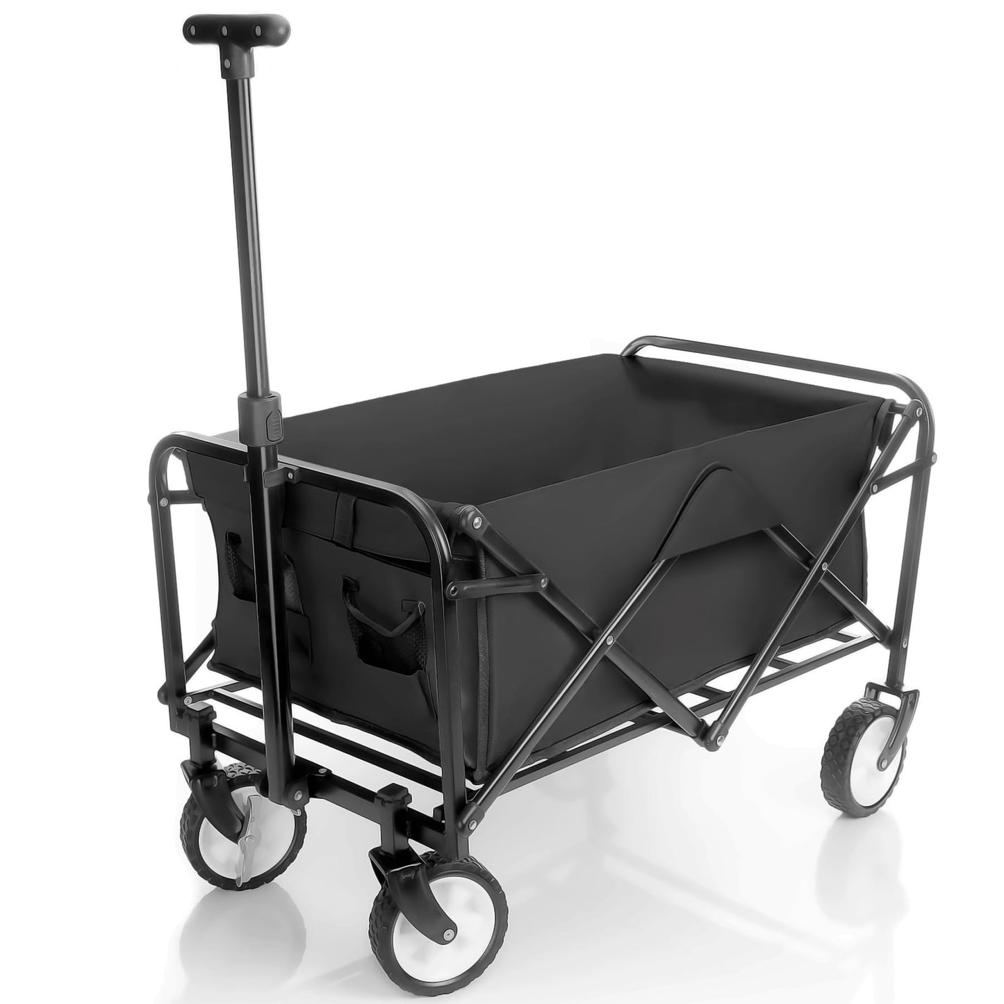 Faltbarer Bollerwagen, Schwarz