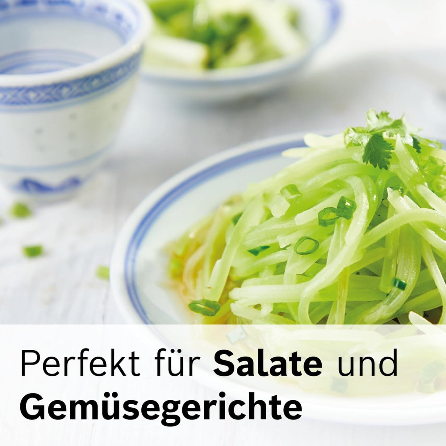 Asia-Gemüse-Scheibe für feine Gemüsestreifen, A 1 - Pack