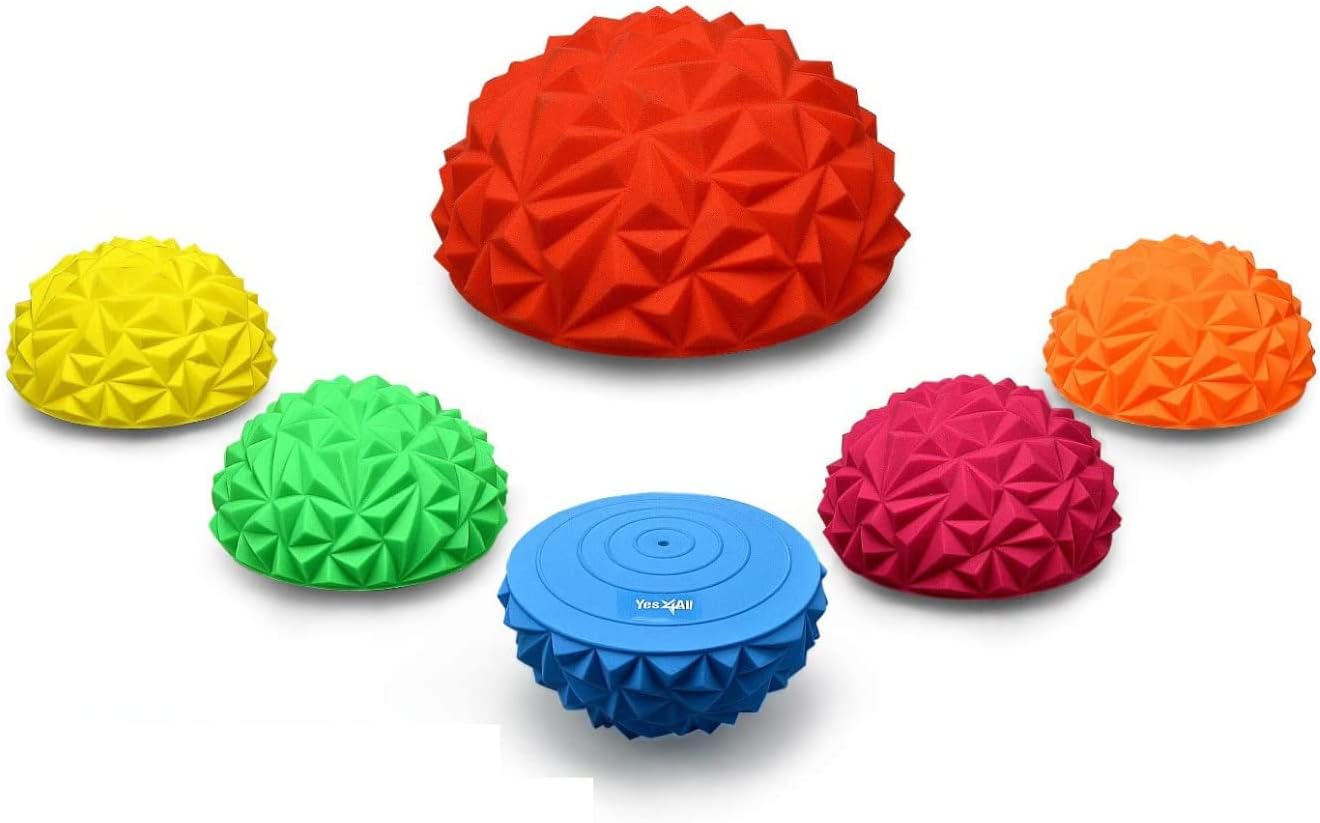 Balance-Igel Balance Pod, 6 Stück, für Yoga & Stabilität, 3. Advance Balance Pod