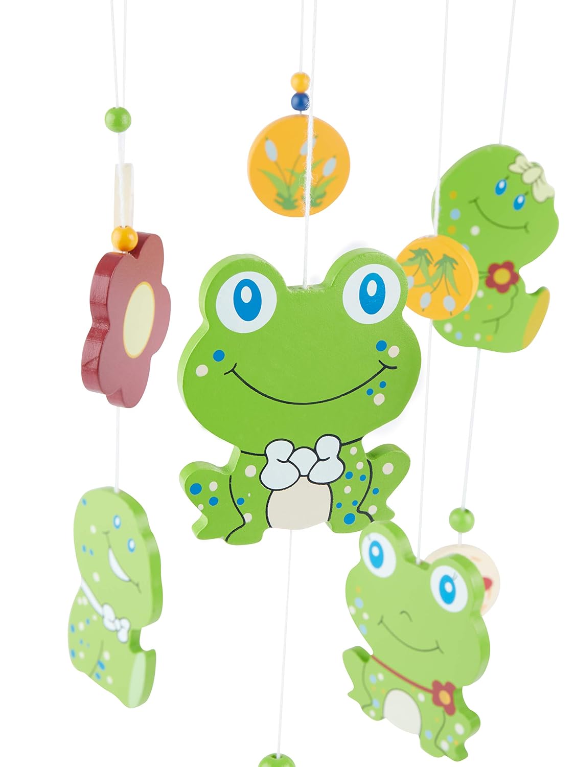 3D Baby Mobile Frosch Froggy aus Holz, Frösche