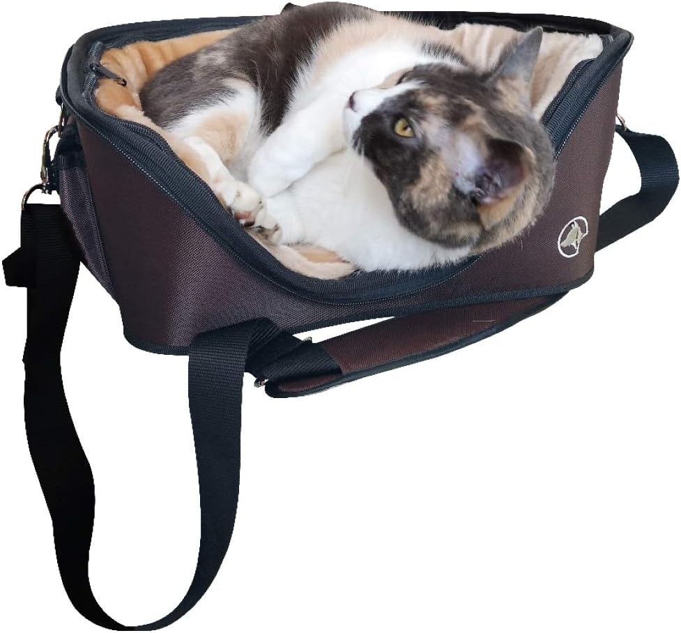 2in1 Transportbox für Haustiere bis 12 kg, mehrfarbig, L 33 x B 2 x H 29 cm