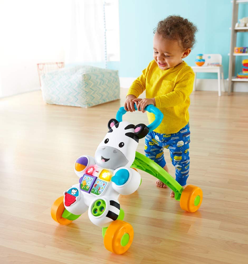 Lauflernwagen Zebra mit Musik ab 6 Monaten, Englisch Reduzierte Verpackung