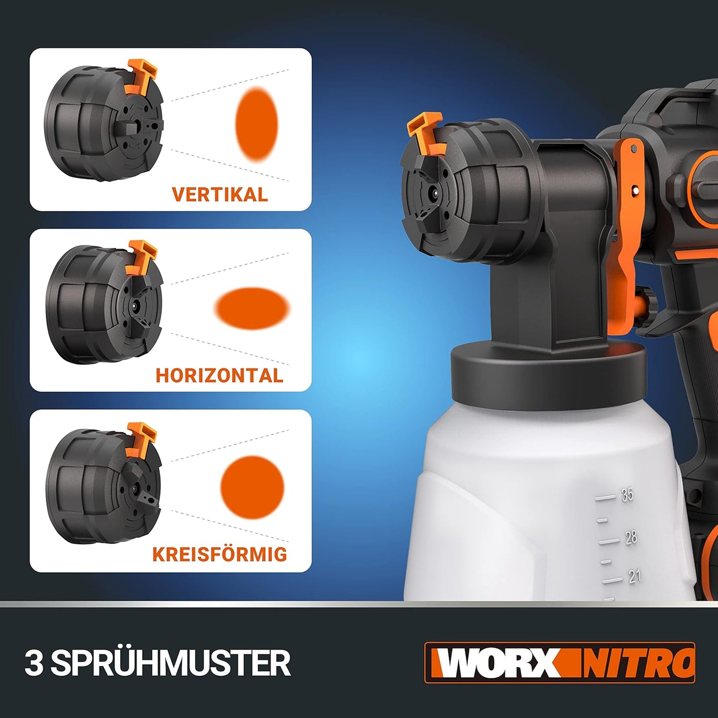 WX020 Nitro, inkl. 4Ah Akku & Ladegerät