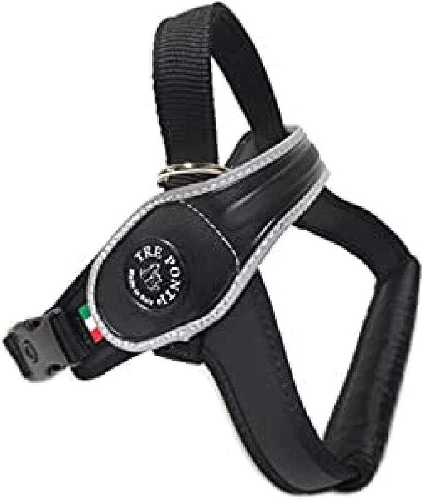 Hundegeschirr Primo Classic Reflective, Schwarz
