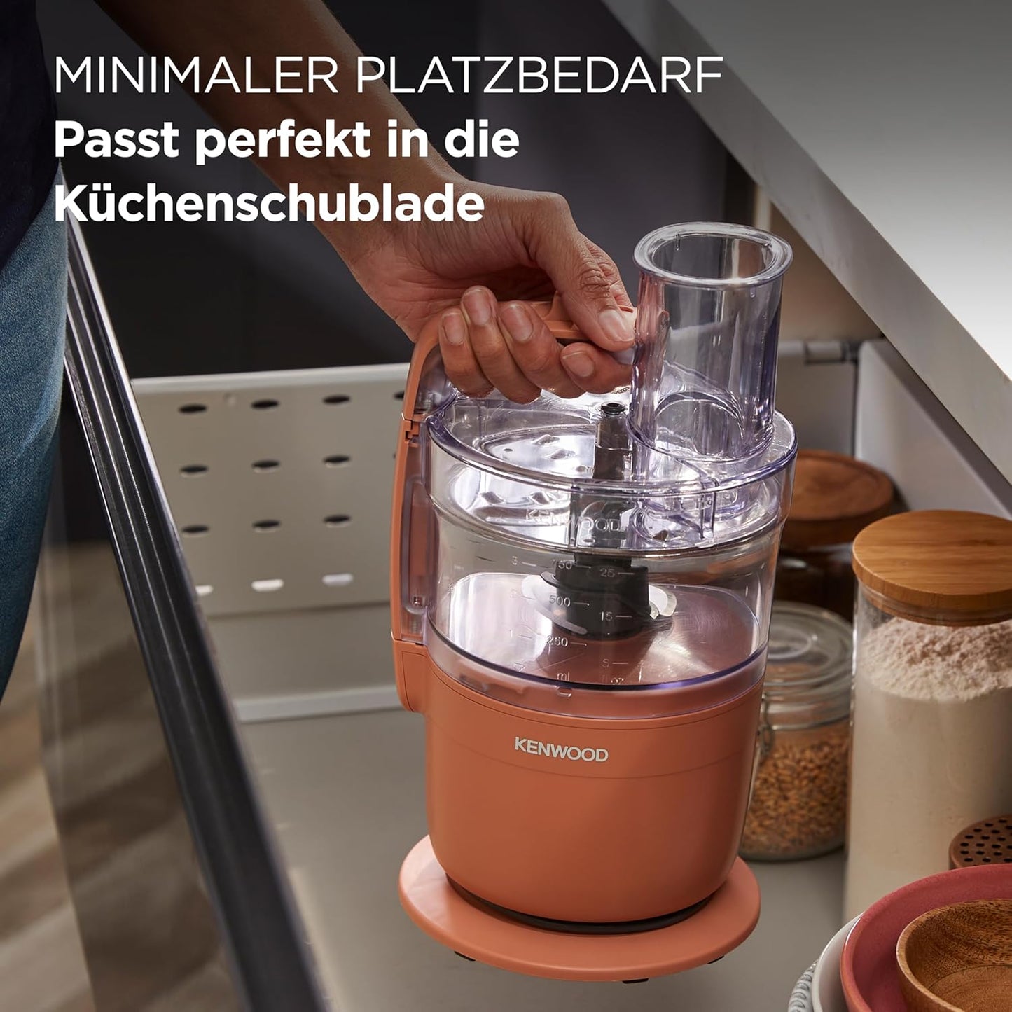 MultiPro Compact Küchenmaschine mit Express Serve, Rot