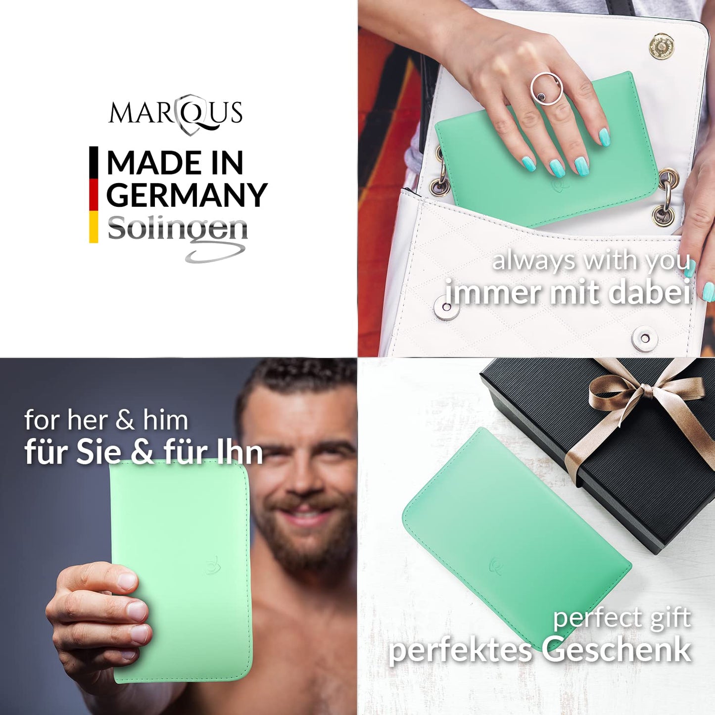 12-teiliges Maniküre-Set, Mint