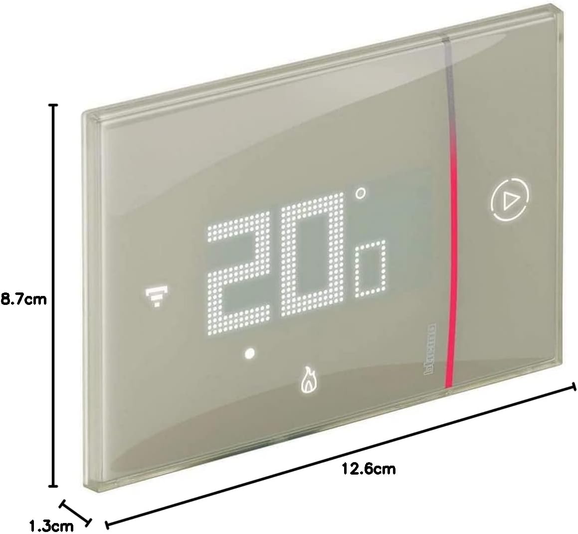 WiFi-Thermostat Smarther2 mit Fernbedienung, unico Sandfarben
