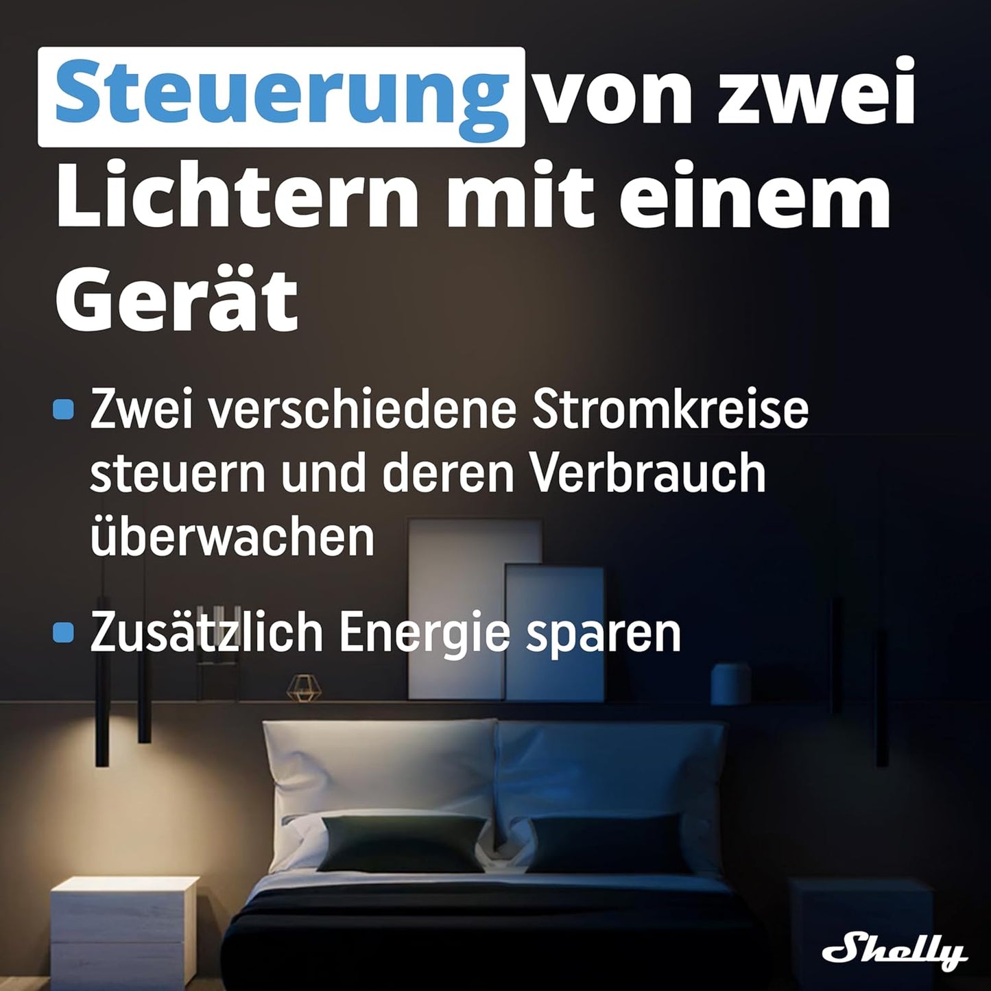 Plus 2PM WLAN 2-Kanal Smart Relais Schalter, 2 Stück