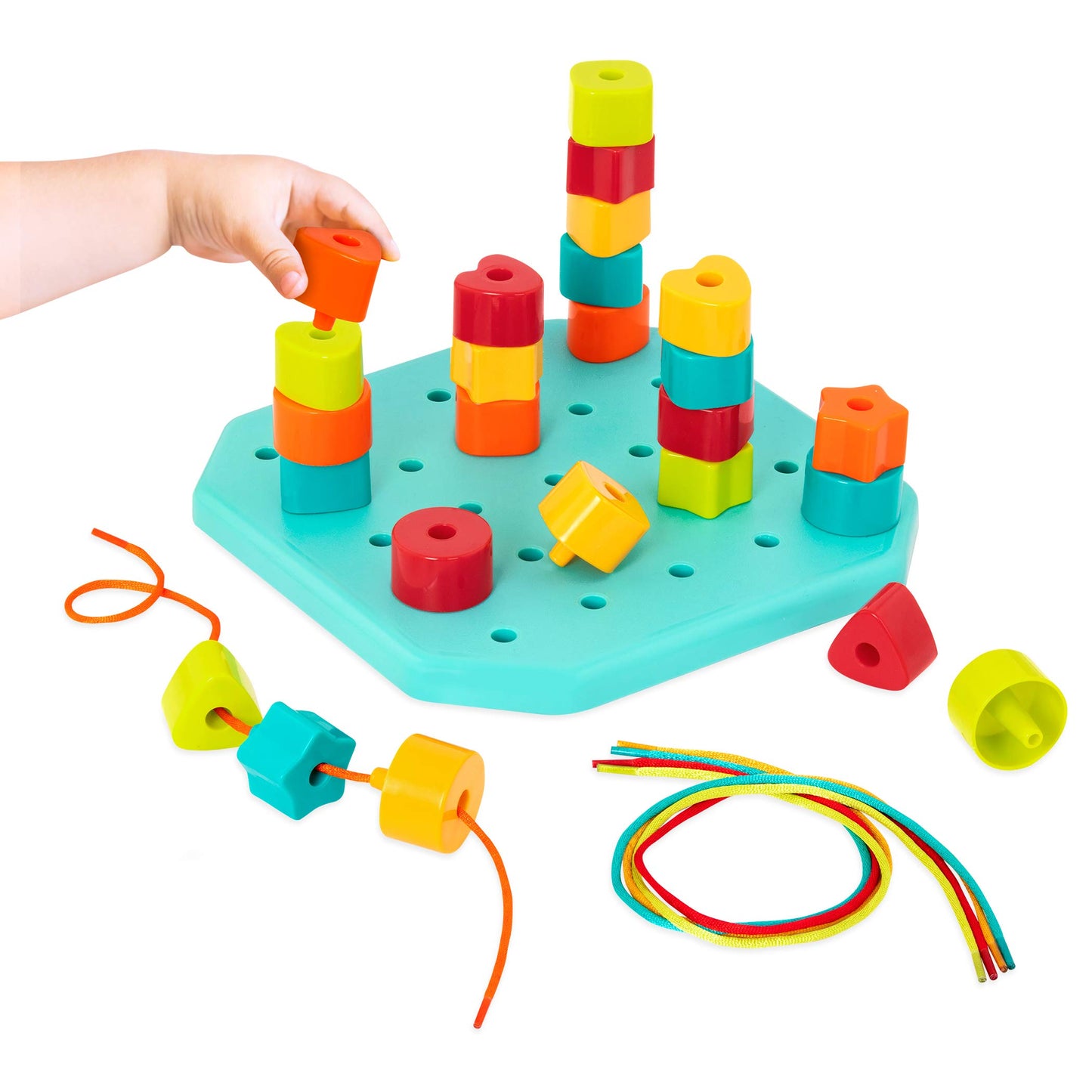 Stecktafel Count & Match für Kleinkinder, Stecktafel