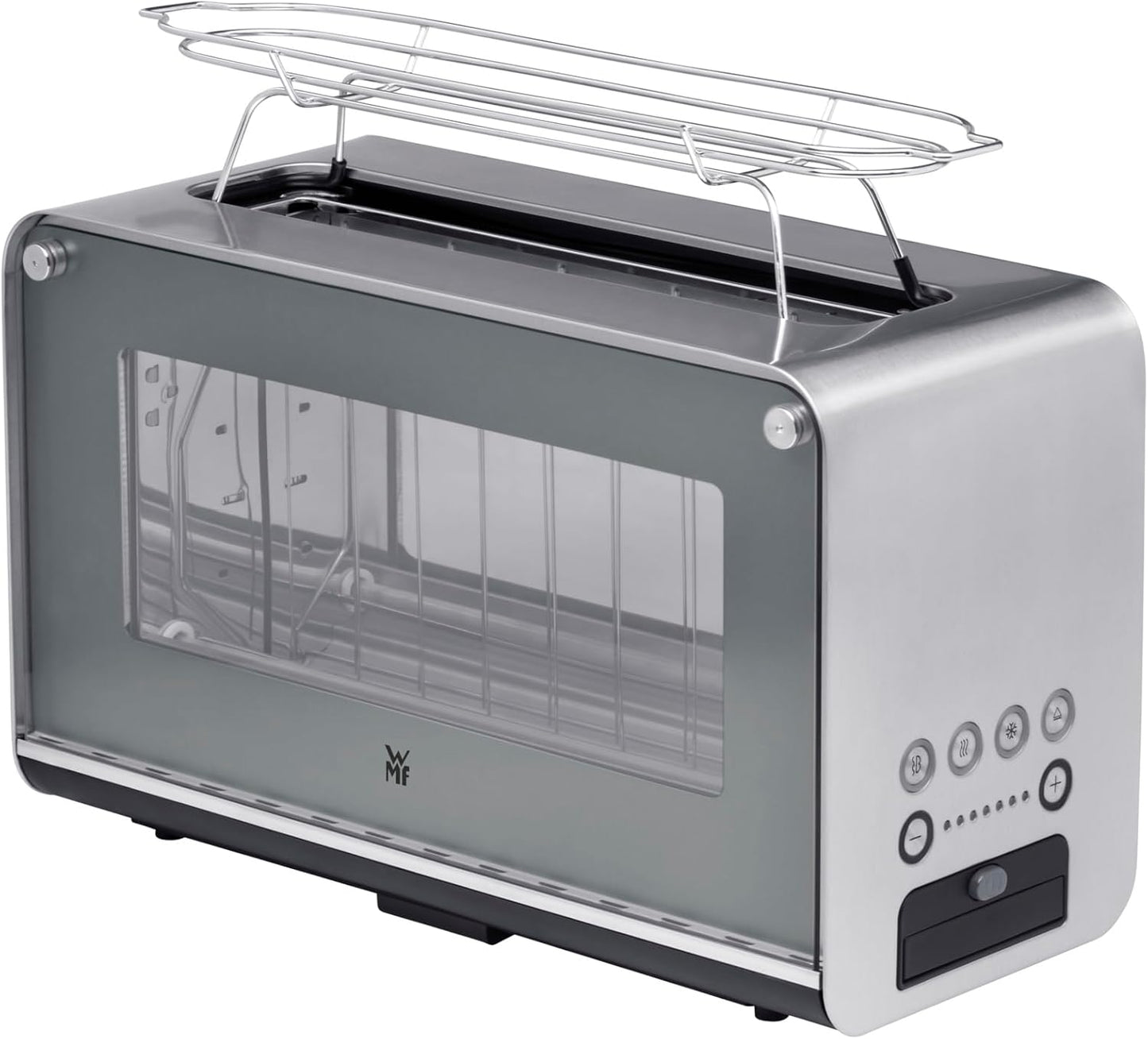 Lono Langschlitztoaster mit Brötchenaufsatz