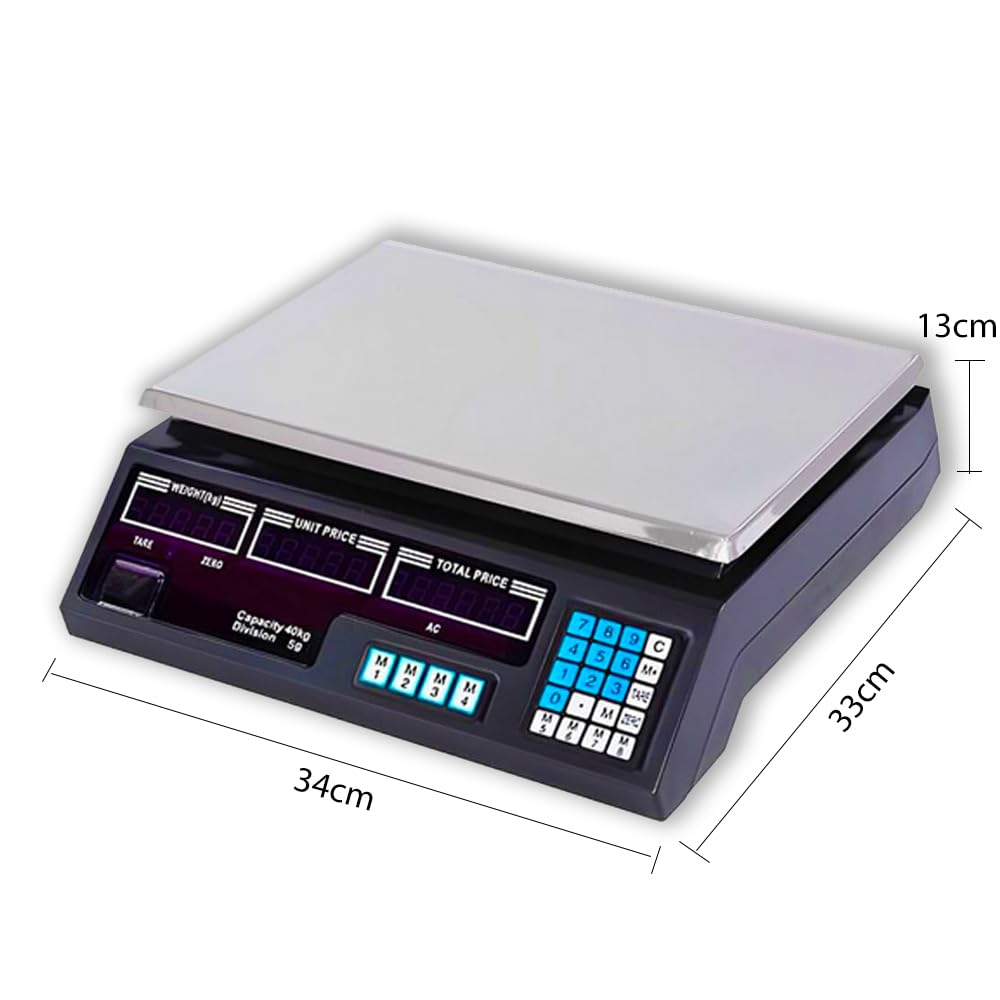 Digitale Küchenwaage BA40 mit LCD-Display
