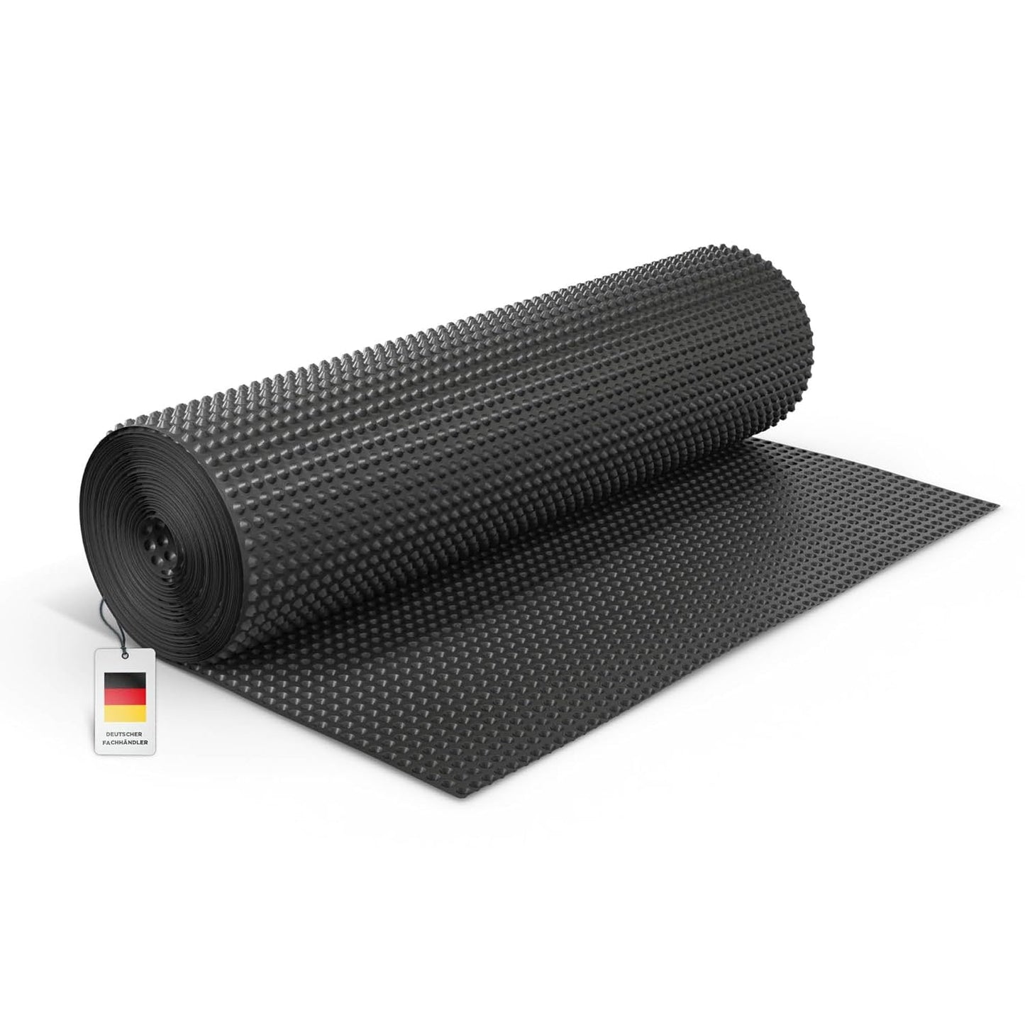 Noppenbahn HDPE Drainage- und Grundmauerschutz, 0,80 m x 6 m schwarz 1