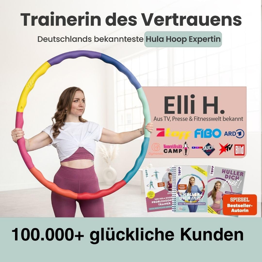 Hula Hoop Reifen, Gelb-Schwarz